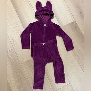 Tea 4T girls sweater and pants set